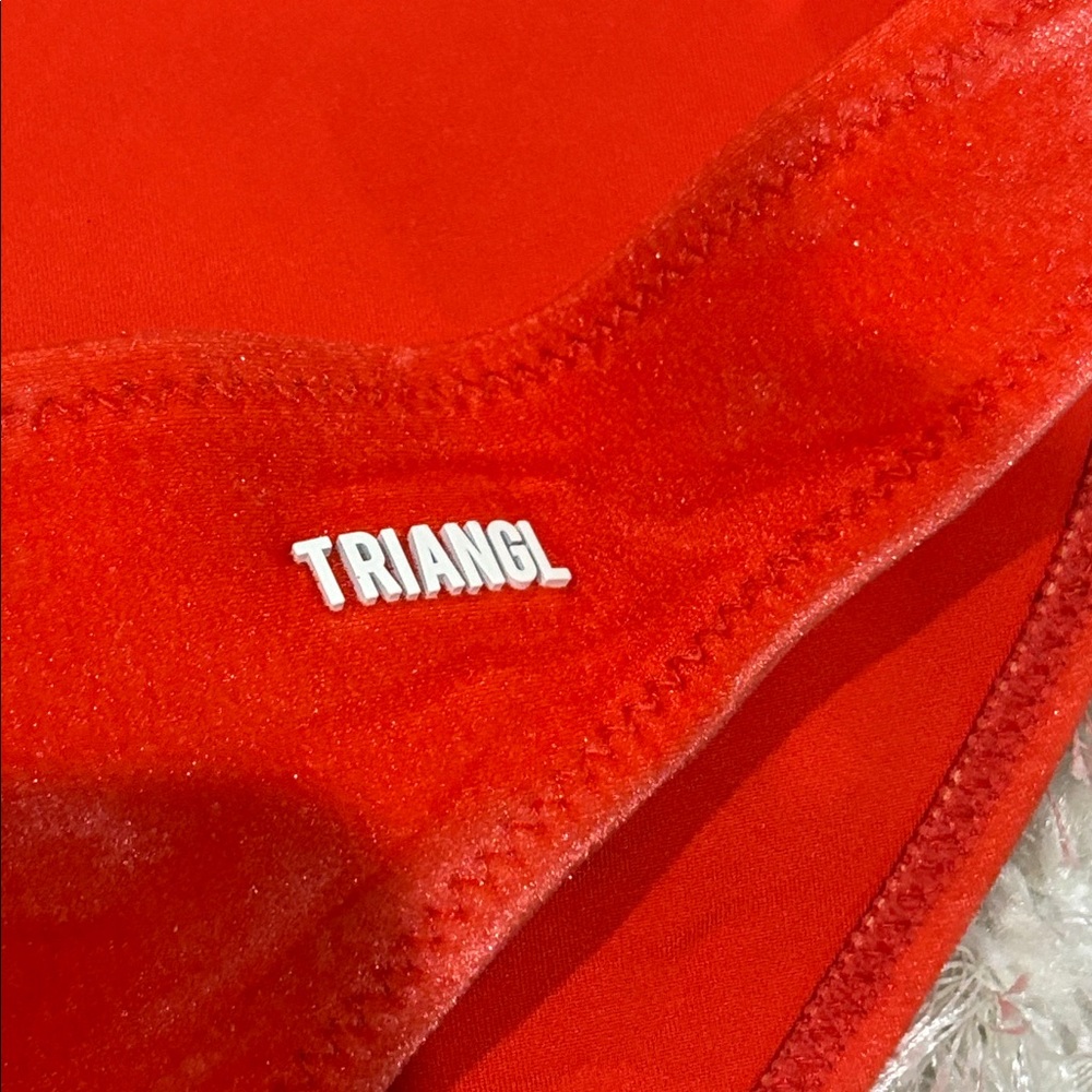 Triangl Swimwear Vibrant Orange Bikini Set - Picture 3 of 8